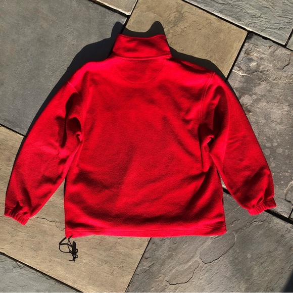 Y2K Gorpcore Red Quarter Zip Fleece - Picture 2 of 8